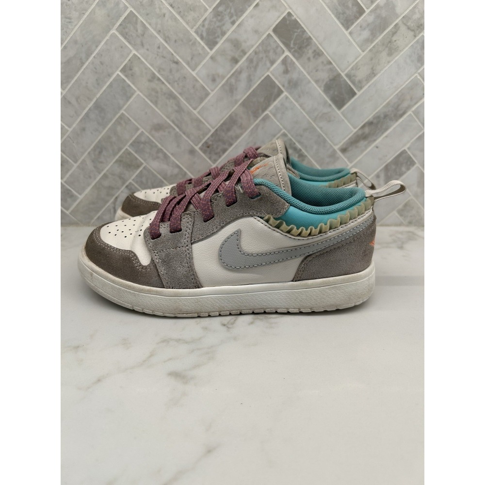 Air Jordan 1 Low Alt SE PS Sail Violet Dust' FQ8093-100 Youth Kids Size 1Y 1 Y